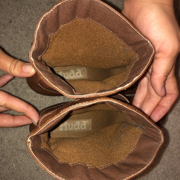 Women's Brown Mudd Ankle Boots, Heels Size 10 - Picture 5 of 5